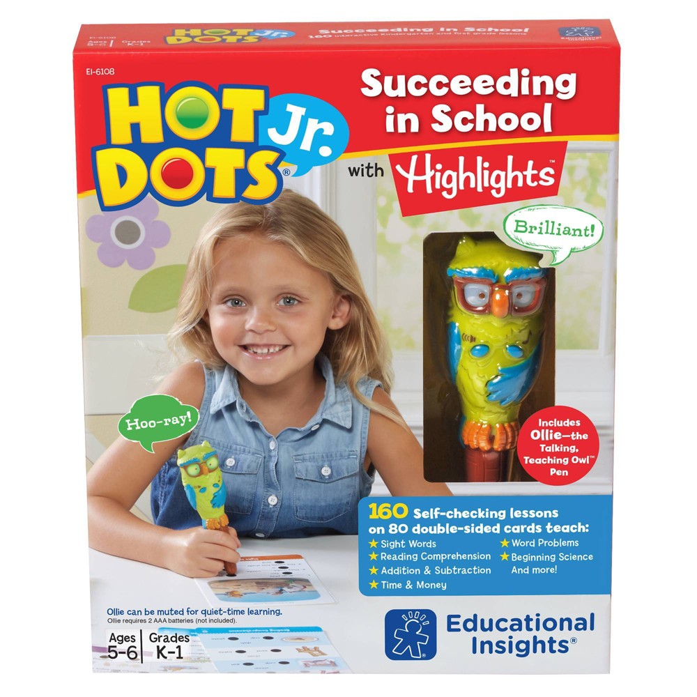 UPC 086002061089 product image for Educational Insights Succeeding in School Hot Dots Jr. | upcitemdb.com