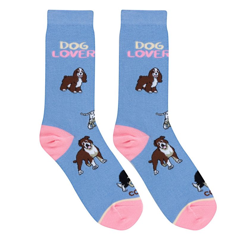 Cool Socks, Dog Lover, Funny Novelty Socks, Medium, 5 of 6