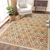 Machine Washable Area Rug Non Slip Non Shedding Rug Modern Floral Low Pile Carpet Foldable Stain Resistant Rugs for Bedroom Living Room Guest Room - 4 of 4