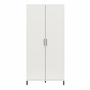 Versa 36" Wide 2 Door Storage Cabinet, White - 1 of 4