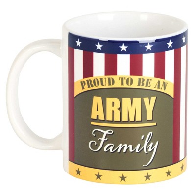 Dicksons Proud Army Family Green 11 ounce Ceramic Coffee Tea Cup Mug