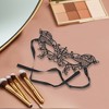 Unique Bargains Lace Half Face Party Mask Black 1 Pc - 4 of 4