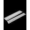 Unique Bargains Plastic Adjustable Tidy Organizer Drawer Divider 42 x 6.5cm White 3 Pcs - 3 of 3