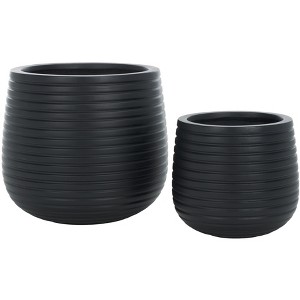 Jasper Planter Pot Set Of 2 - PAT1535 - Indoor/Outdoor -Safavieh - 1 of 4