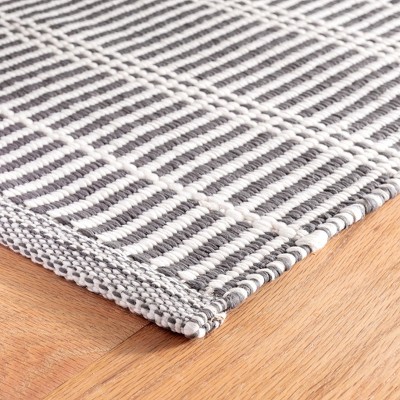 Shale Stripe Handwoven Indoor/Outdoor Rug, 2' x 3'