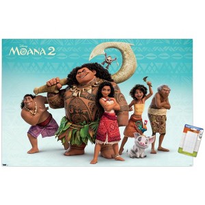 Trends International Disney Moana 2 - Group Unframed Wall Poster Prints - 1 of 4