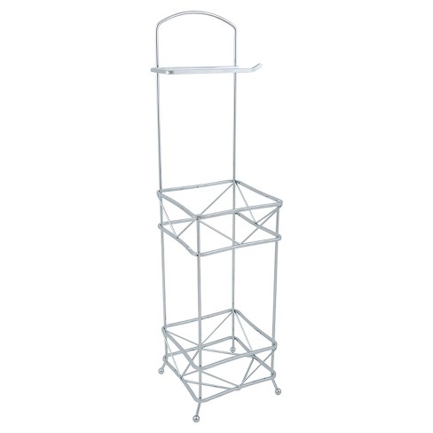 Geode Freestanding Toilet Tissue Holder Chrome - Bath Bliss : Target