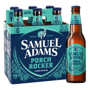 Samuel Adams Porch Rocker Lemon Radler Seasonal Beer - 6pk/12 fl oz Bottles - 1 of 4