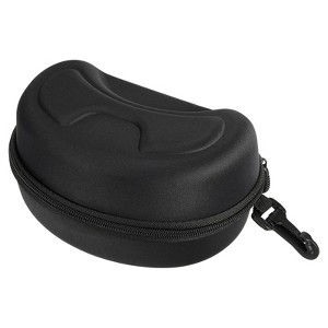 Unique Bargains EVA Shockproof Hard Snowboard Skiing Goggle Case Black - 1 of 4