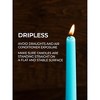 12 inch Taper Candles Set of 4 - Dripless and Smokeless Candle Unscented - Slow Burning Candle Sticks - 4 of 4