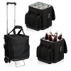 Legacy Cellar 6-Bottle Wine Carrier and Cooler Tote with Trolley - Black/Gray - image 3 of 4