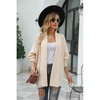 V For City Women's Open Front Cardigan Waffle Knit Sweater - 3 of 4