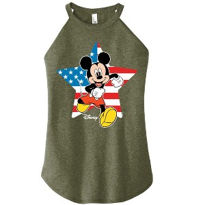 Women's - Disney - Americana Graphic High Neck Tank - 1 of 3