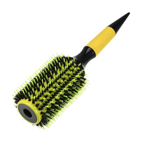 Yellow Essential Boar Bristle & Nylon Bristle Brush