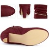 Perphy Women's Round Toe Platform Block Heels Mid-Calf Boots - 4 of 4