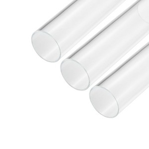 Unique Bargains Lamp Lantern Water Cooling System Acrylic Round Pipes Clear 3 Pcs 6" - 1 of 4