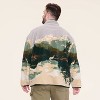 Adult Printed Landscape Zip-Up Fleece Jacket - Woolrich x Target Tan - 3 of 4