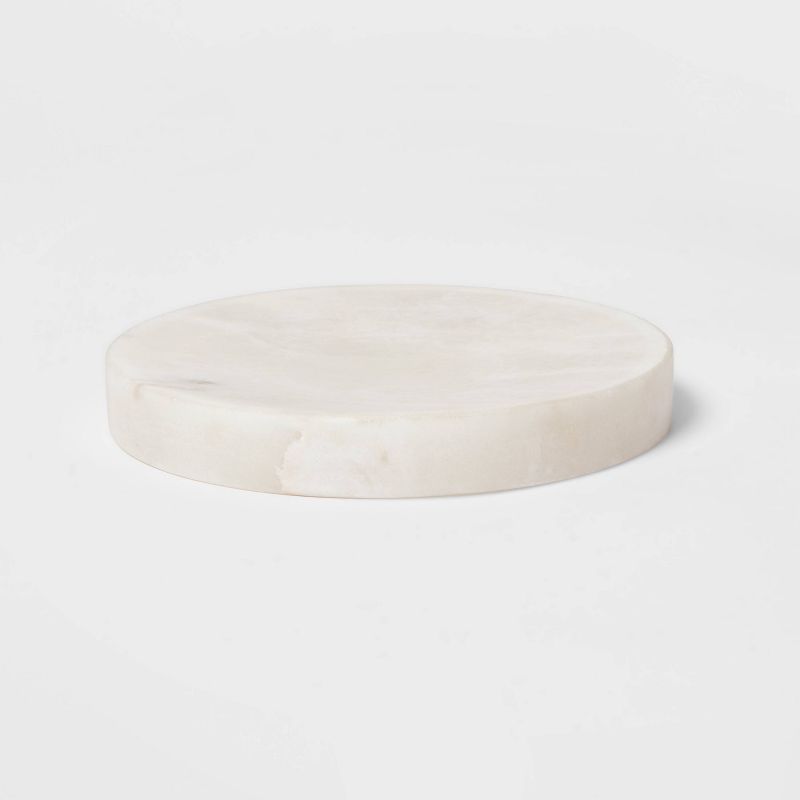 Marble Soap Dish White - Threshold&#8482;, 1 of 7