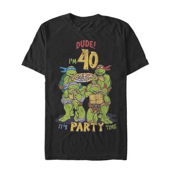 Men's Teenage Mutant Ninja Turtles 30th Birthday Pizza Party T-Shirt -  Athletic Heather - Small