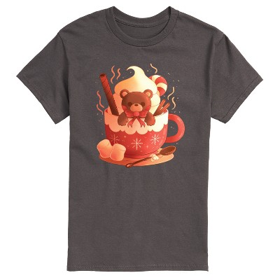 Men's - Instant Message - Bear Cocoa Mug Short Sleeve Graphic T-Shirt