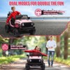 12V Kids Ride On Truck, Battery Powered Toy Car with Remote Control and Dual Motors, Electric Vehicle Truck W/LED Light, Music for Boys Girls 3-8 - 4 of 4