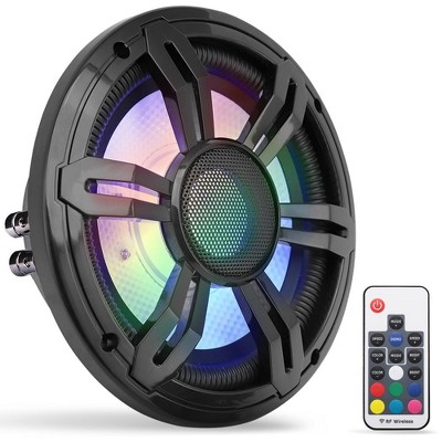 8" Slim Waterproof Subwoofer for Car Audio with Powerful Bass, Rugged Design, Easy Installation
