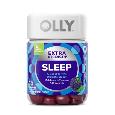 OLLY Extra Strength Sleep Gummies with 5mg Melatonin - Blackberry Zen