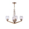 Craftmade Lighting Guiding Star 4 - Light Chandelier in  Satin Brass - 3 of 4