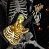 Northlight Lighted Rockin' Skeleton Guitar with Sound Halloween Decoration - 22.75" - 3 of 4