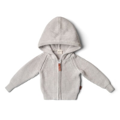 Goumi Organic Knit Baby Hoodie