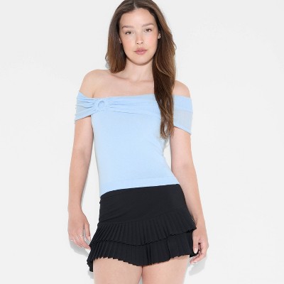 Women's Off the Shoulder Pullover Sweater - Wild Fable™