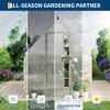 6'X11' Aluminum-Framed Polycarbonate Greenhouse, Heavy Duty Polycarbonate Greenhouse with Quick Setup Structure and Roof Vent - 4 of 4