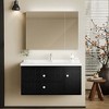 Black Wood  Grain Wallpaper Peel & Stick Self Adhesive Vinyl Contact Paper for Furniture & Walls (Covers 36 sq. ft. ) - 4 of 4