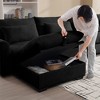 COWLOWN Corduroy Ottoman Footrest, Multi-Functional, Premium Comfort & Easy Assembly - 4 of 4