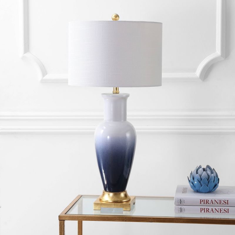 31.5" Ceramic Dip Dye Table Lamp (Includes Energy Efficient Light Bulb) - JONATHAN Y, 3 of 6