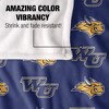 Webster University Logo Pattern Silky Touch Blanket White 50x60 - 4 of 4
