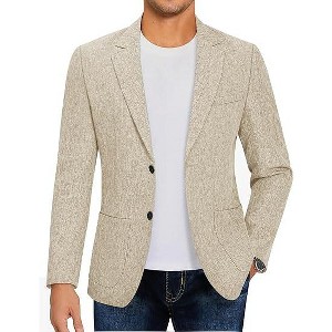 COOFANDY Mens Casual Blazer Sport Coat Lightweight Two Button Business Suit Jackets - 1 of 4