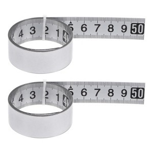 Unique Bargains Metric Self-Adhesive Peel and Stick Waterproof Measuring Rulers 2 Pcs - 1 of 4