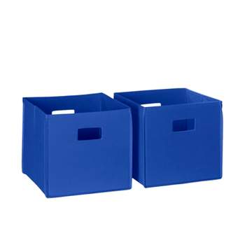 2pc Folding Toy Storage Bin Set - RiverRidge