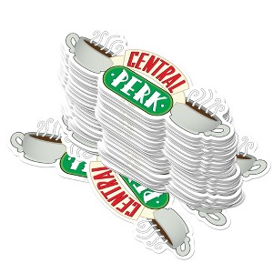 Friends Central Perk Logo 100ct Vinyl Large Deluxe Stickers Variety Pack - 1 of 4