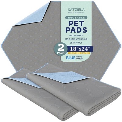 Washable Pet Pads Super Absorbent Waterproof Reusable Pee Pads for Dogs, Washable Puppy Pads for Potty Training, Housebreaking Washable Hexagon Shape