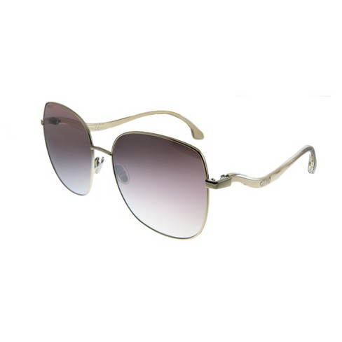 Jimmy Choo Jc Mamie/s 3yg Womens Rectangle Sunglasses Gold 60mm : Target