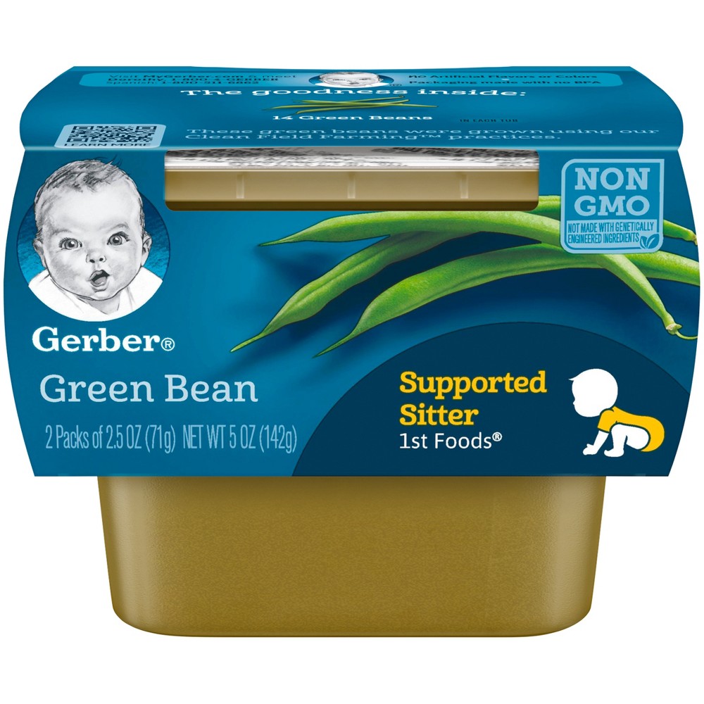 UPC 015000071127 product image for Gerber 1st Foods Green Bean Baby Food - 2.5oz (2ct) | upcitemdb.com