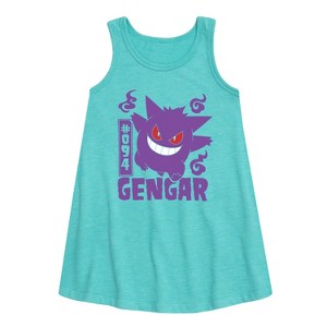 - Pokémon - Gengar Graphic Sleeveless Aline Dress - 1 of 3