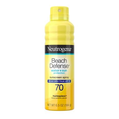Neutrogena Beach Defense Sunscreen Spray - SPF 70 - 6.5oz: Sun Protection for Face, Whole Body & Neck, PABA-Free