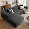 HOMLUX L Shape Modular Sectional Sofa Couch, Deep Seat Modern Minimalist Couches for Living Room - 2 of 4