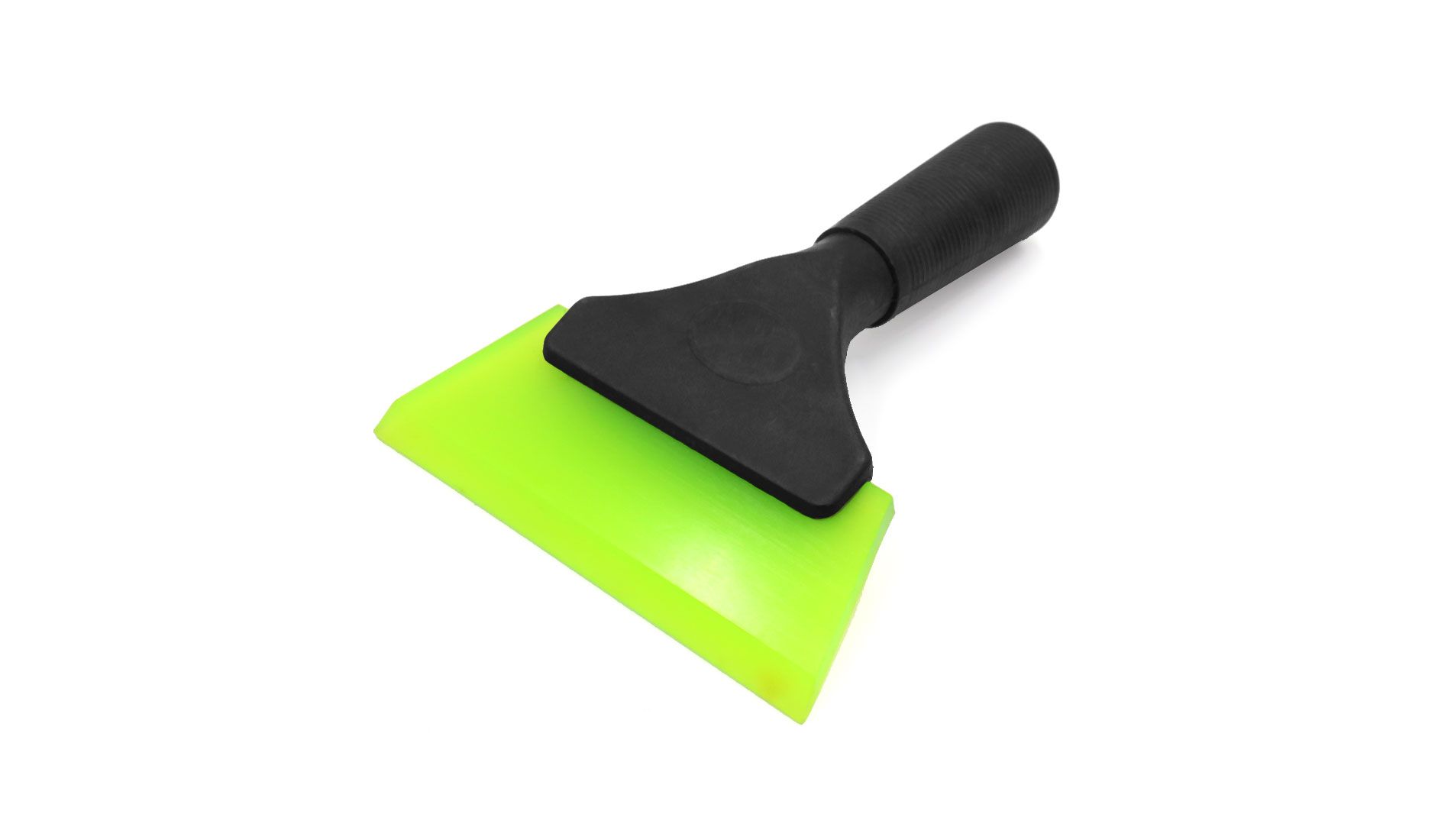 Unique Bargains Antislip Handle Green Rubber Car Window Ice Scraper Snow Removal Tool