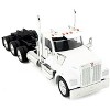 Kenworth W990 3-Axel Day Cab White 1/87 (HO) Scale Plastic Model Car by HO Logistics - 2 of 4