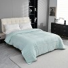 Single-sided cooling blanket,machine washable,made with breathable cooling technology fabric,lightweight - 2 of 4
