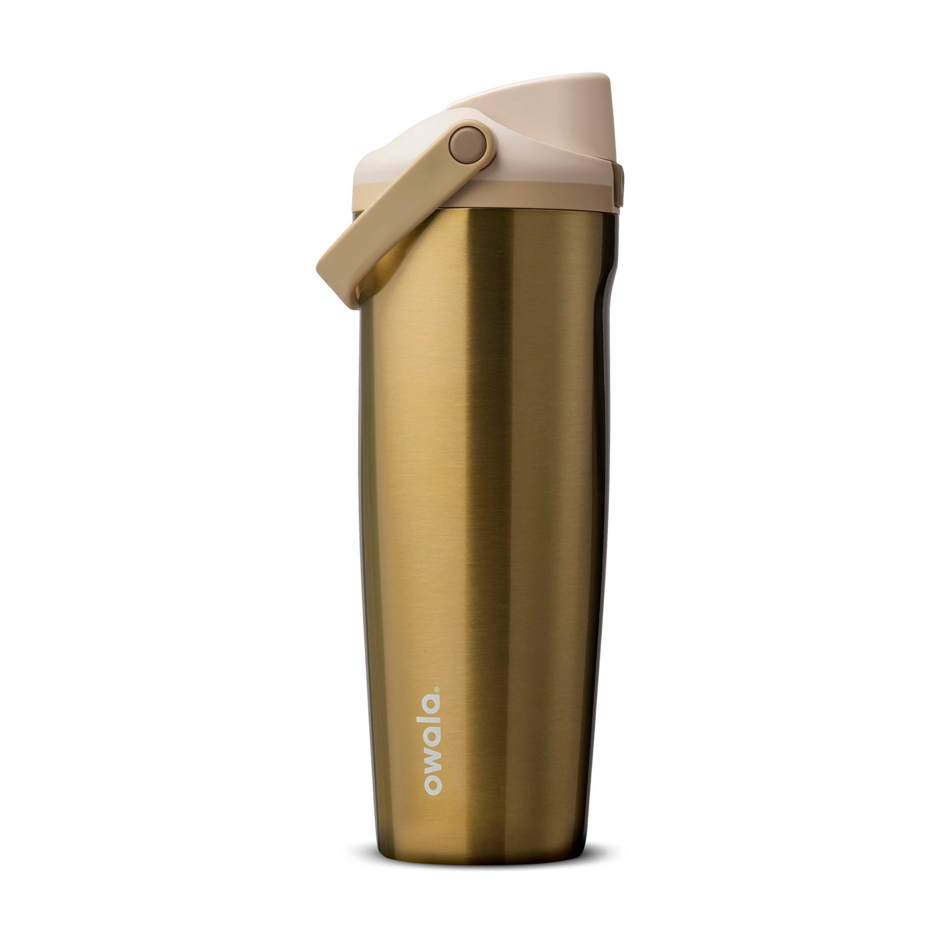 Special Edition Owala 30oz Stainless Steel FreeSip Sway Water Bottle - Metallic Gold